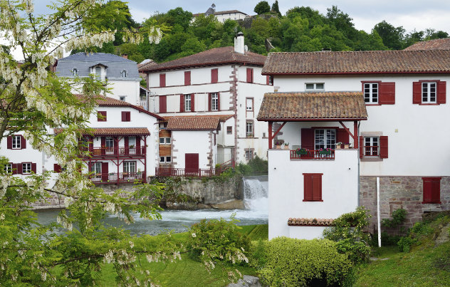 Basque town in the French Pyrenees