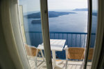 Blick aus dem Hotelzimmer Griechenland