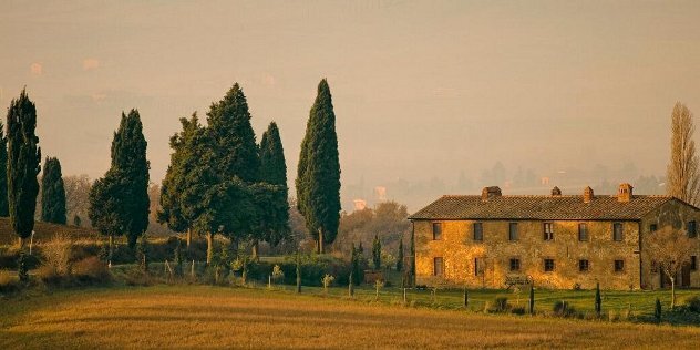 huis op Toscaanse platteland