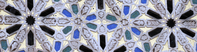 Mozaiek met bloemenmotief Casablanca