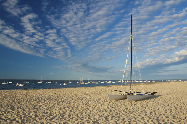 Catamaran on beach
